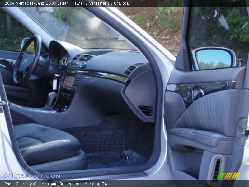 Pewter Silver Metallic / Charcoal 2004 Mercedes-Benz E 500 Sedan