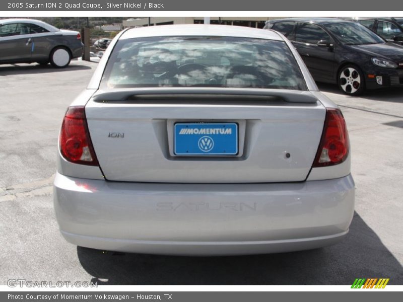 Silver Nickel / Black 2005 Saturn ION 2 Quad Coupe