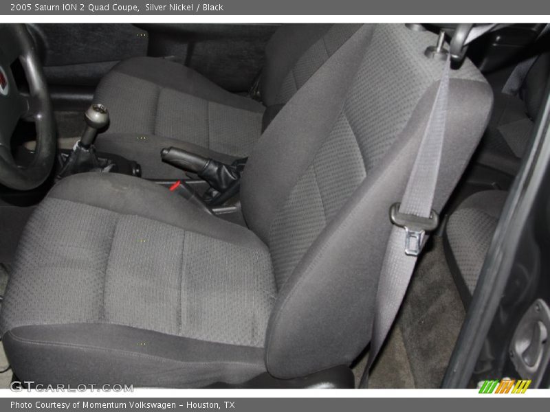 Silver Nickel / Black 2005 Saturn ION 2 Quad Coupe