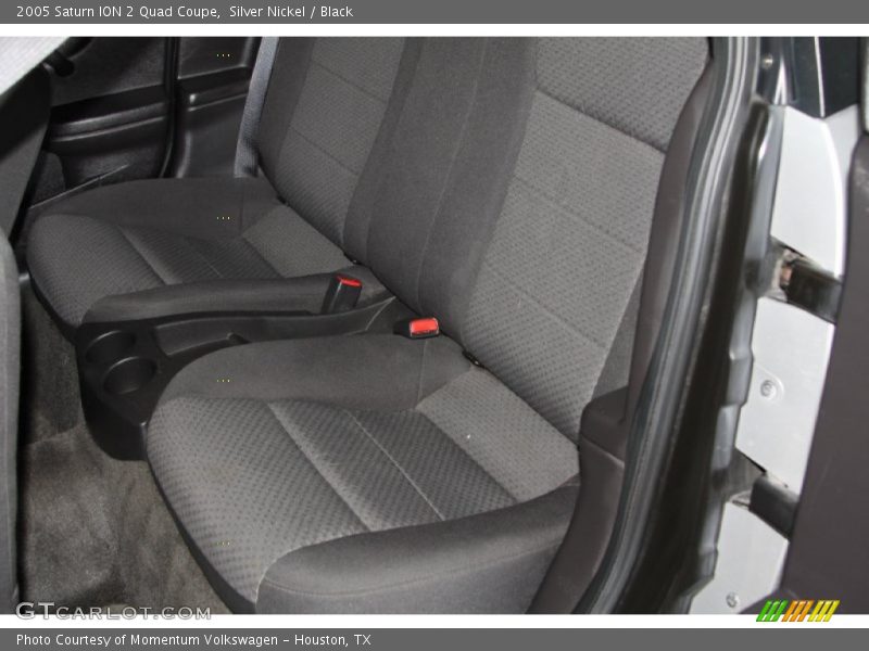 Silver Nickel / Black 2005 Saturn ION 2 Quad Coupe