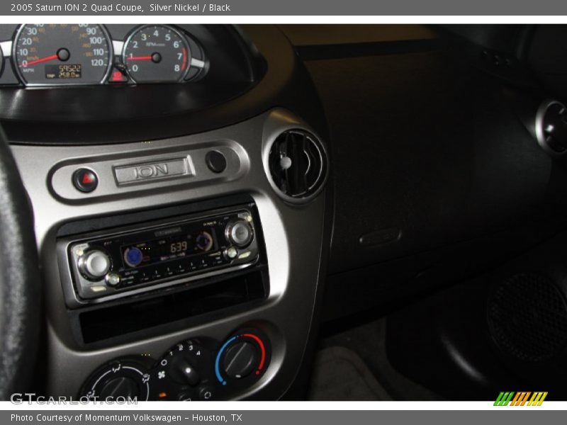 Silver Nickel / Black 2005 Saturn ION 2 Quad Coupe
