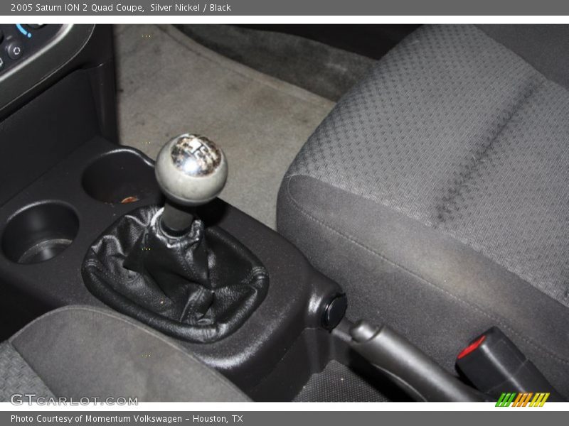 Silver Nickel / Black 2005 Saturn ION 2 Quad Coupe