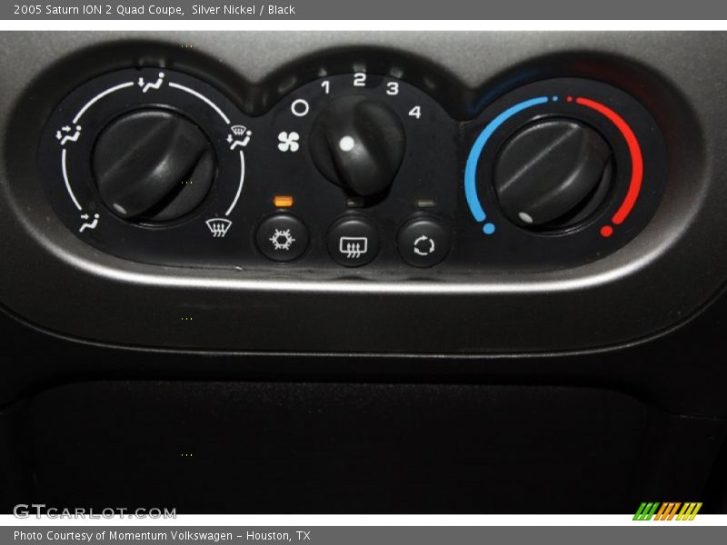 Silver Nickel / Black 2005 Saturn ION 2 Quad Coupe