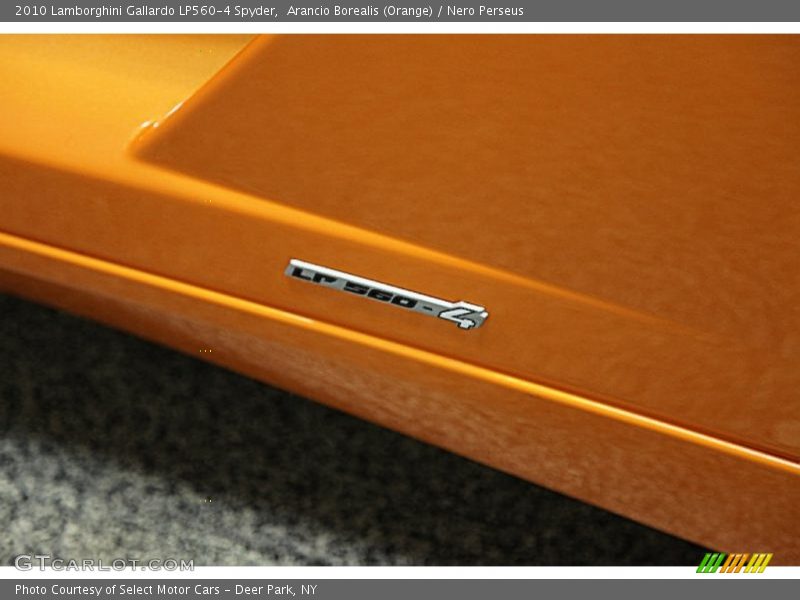 Arancio Borealis (Orange) / Nero Perseus 2010 Lamborghini Gallardo LP560-4 Spyder