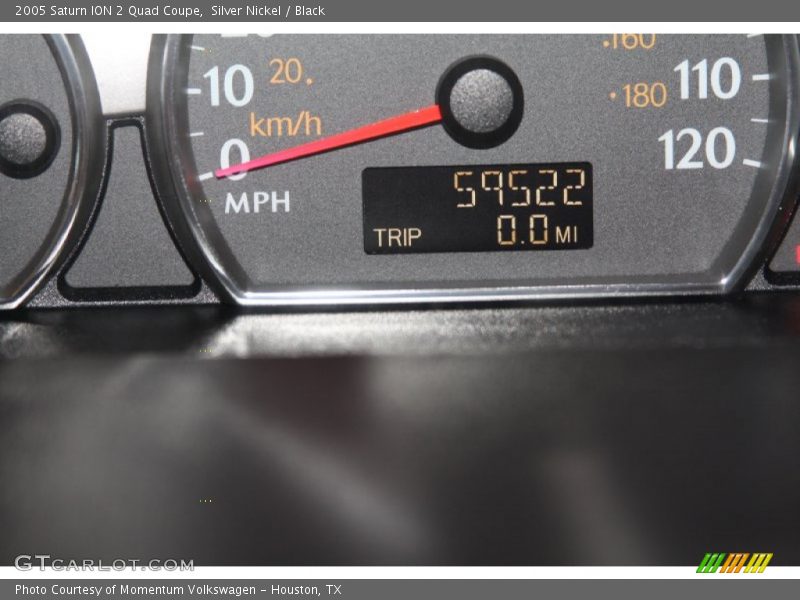 Silver Nickel / Black 2005 Saturn ION 2 Quad Coupe