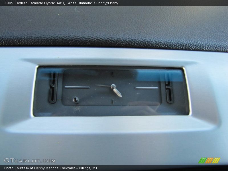 White Diamond / Ebony/Ebony 2009 Cadillac Escalade Hybrid AWD