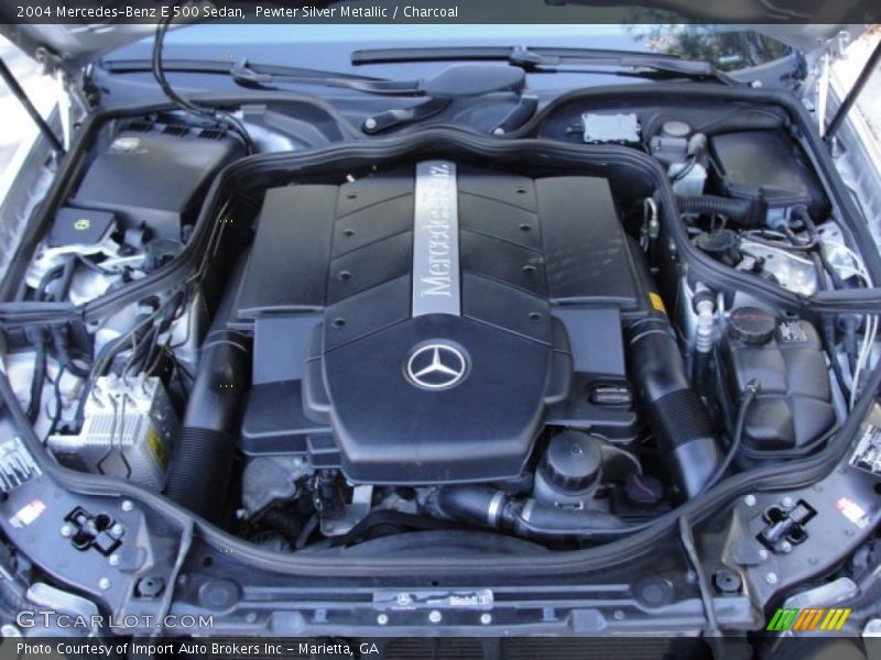 Pewter Silver Metallic / Charcoal 2004 Mercedes-Benz E 500 Sedan