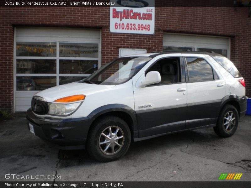 Bright White / Dark Gray 2002 Buick Rendezvous CXL AWD