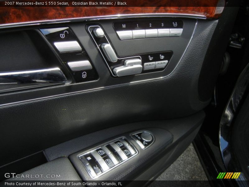 Obsidian Black Metallic / Black 2007 Mercedes-Benz S 550 Sedan