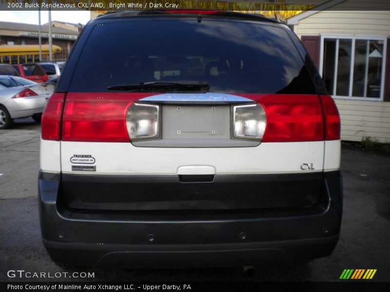 Bright White / Dark Gray 2002 Buick Rendezvous CXL AWD