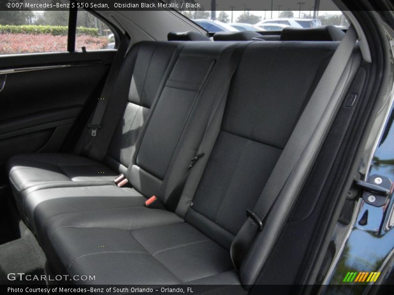 Obsidian Black Metallic / Black 2007 Mercedes-Benz S 550 Sedan
