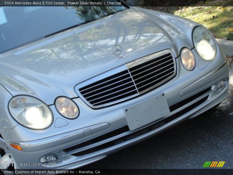 Pewter Silver Metallic / Charcoal 2004 Mercedes-Benz E 500 Sedan
