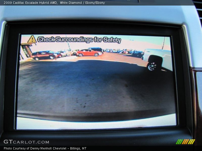 White Diamond / Ebony/Ebony 2009 Cadillac Escalade Hybrid AWD