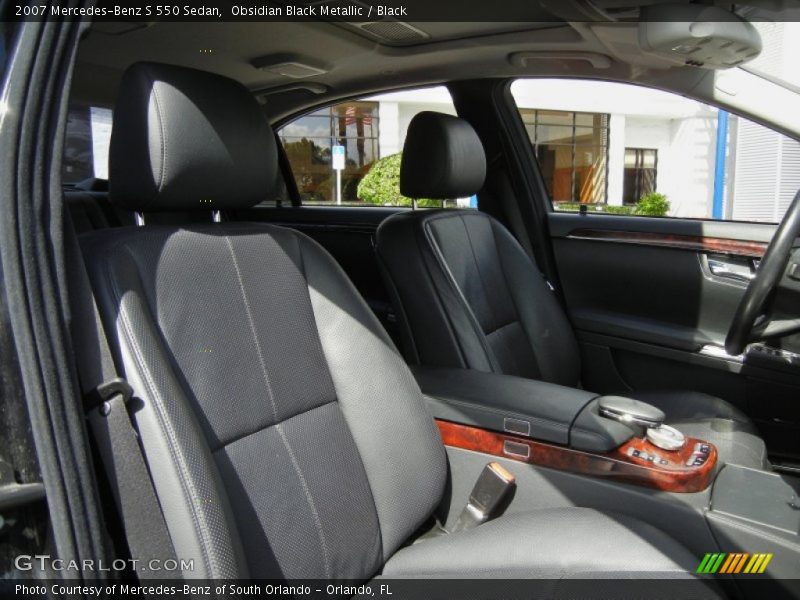 Obsidian Black Metallic / Black 2007 Mercedes-Benz S 550 Sedan