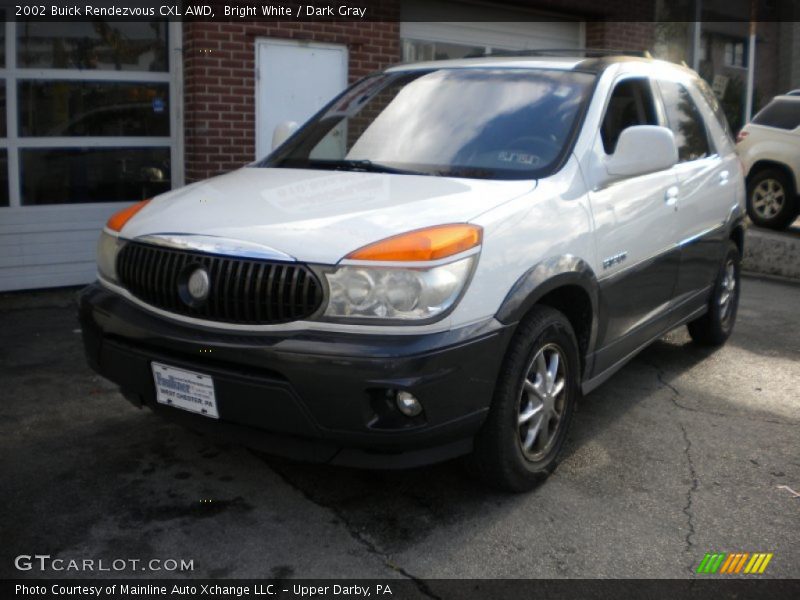 Bright White / Dark Gray 2002 Buick Rendezvous CXL AWD