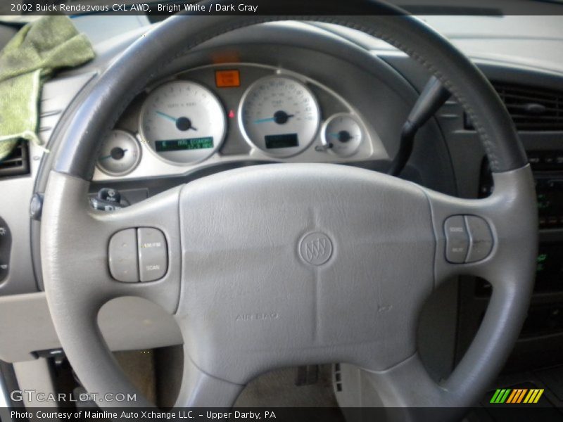Bright White / Dark Gray 2002 Buick Rendezvous CXL AWD