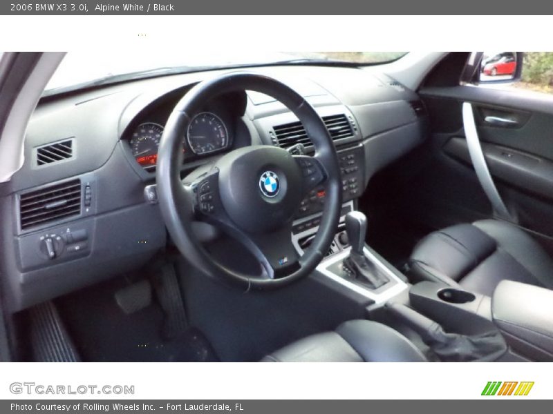 Alpine White / Black 2006 BMW X3 3.0i