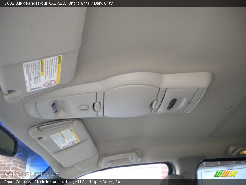 Bright White / Dark Gray 2002 Buick Rendezvous CXL AWD