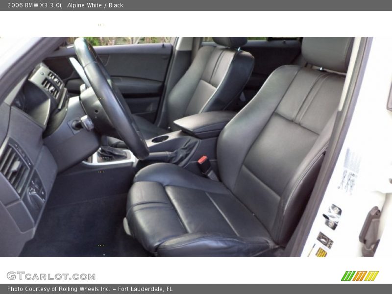 Alpine White / Black 2006 BMW X3 3.0i