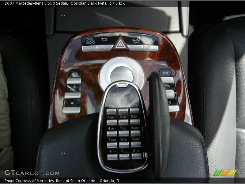 Obsidian Black Metallic / Black 2007 Mercedes-Benz S 550 Sedan