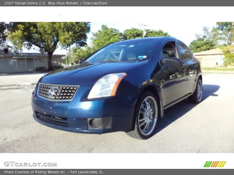 Blue Onyx Metallic / Charcoal/Steel 2007 Nissan Sentra 2.0