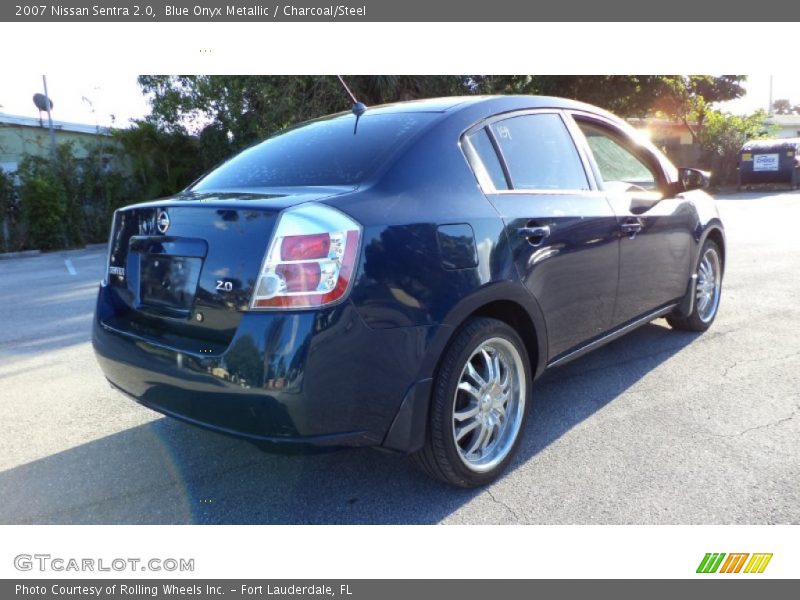 Blue Onyx Metallic / Charcoal/Steel 2007 Nissan Sentra 2.0