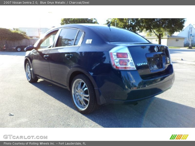 Blue Onyx Metallic / Charcoal/Steel 2007 Nissan Sentra 2.0