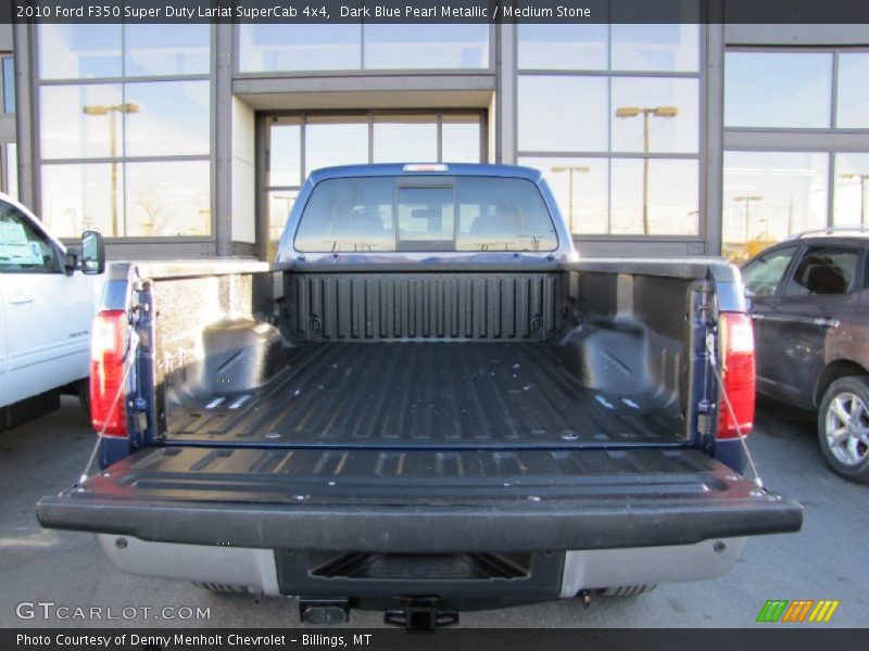 Dark Blue Pearl Metallic / Medium Stone 2010 Ford F350 Super Duty Lariat SuperCab 4x4