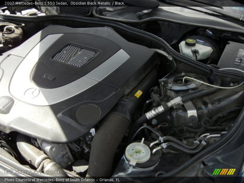 Obsidian Black Metallic / Black 2007 Mercedes-Benz S 550 Sedan