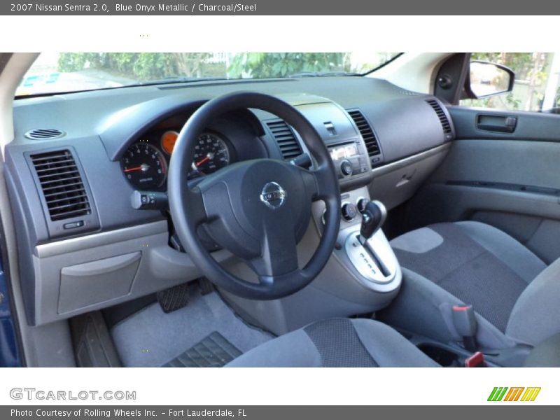 Blue Onyx Metallic / Charcoal/Steel 2007 Nissan Sentra 2.0
