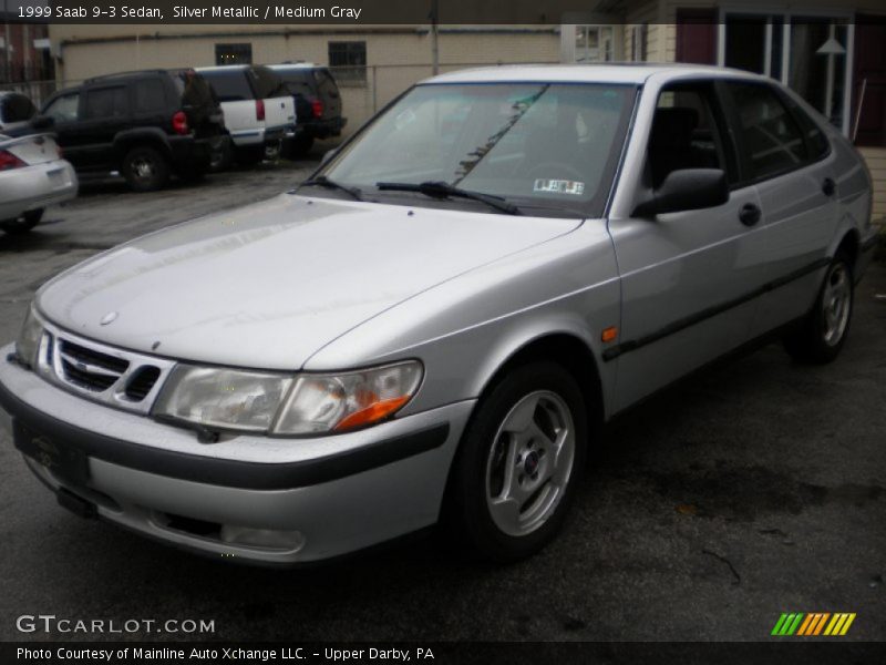 Silver Metallic / Medium Gray 1999 Saab 9-3 Sedan
