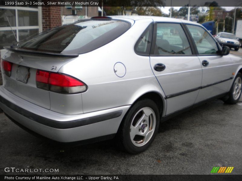 Silver Metallic / Medium Gray 1999 Saab 9-3 Sedan