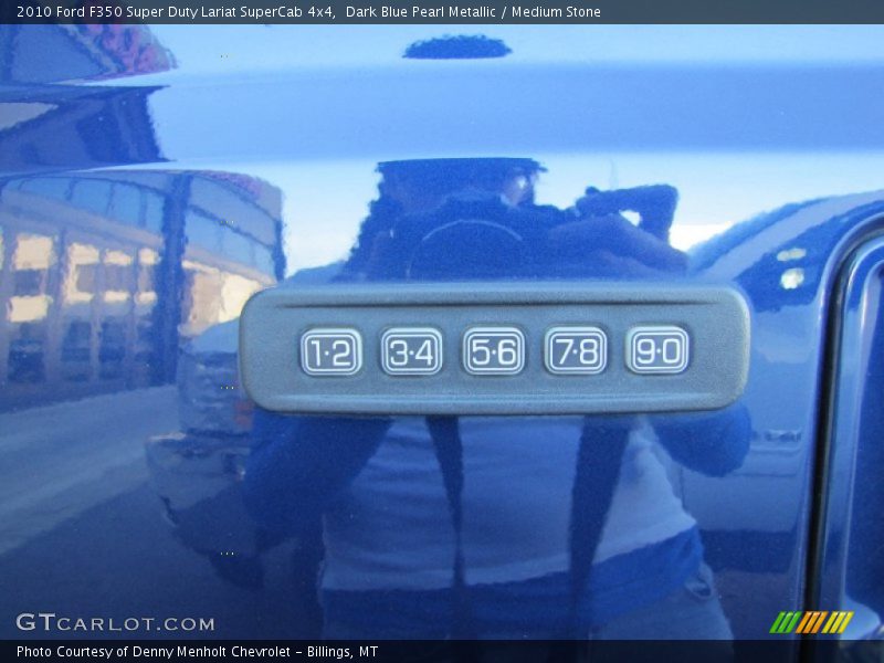 Dark Blue Pearl Metallic / Medium Stone 2010 Ford F350 Super Duty Lariat SuperCab 4x4
