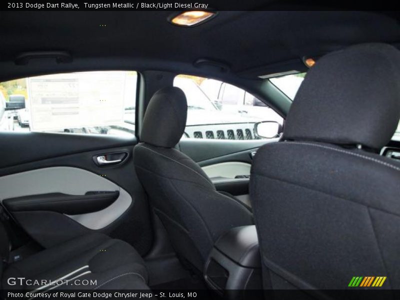 Tungsten Metallic / Black/Light Diesel Gray 2013 Dodge Dart Rallye