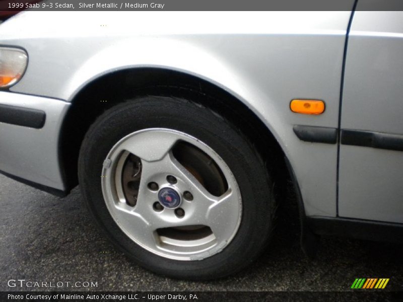 Silver Metallic / Medium Gray 1999 Saab 9-3 Sedan