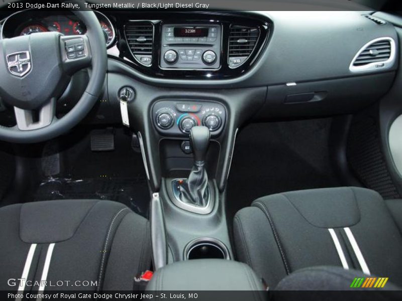 Tungsten Metallic / Black/Light Diesel Gray 2013 Dodge Dart Rallye