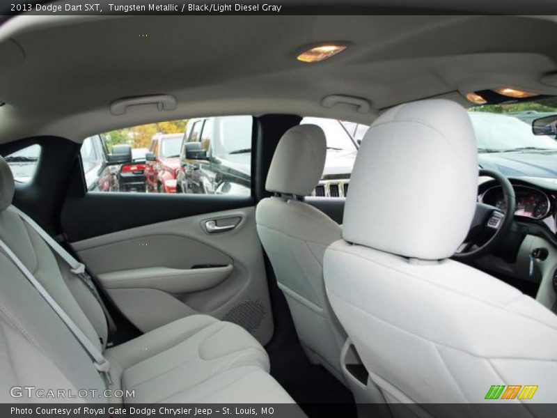Tungsten Metallic / Black/Light Diesel Gray 2013 Dodge Dart SXT
