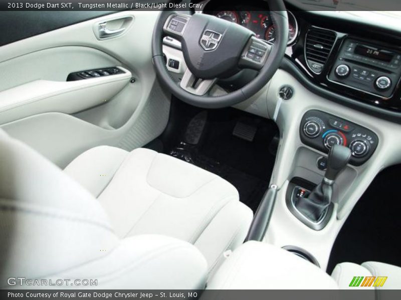 Tungsten Metallic / Black/Light Diesel Gray 2013 Dodge Dart SXT