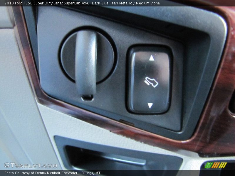 Dark Blue Pearl Metallic / Medium Stone 2010 Ford F350 Super Duty Lariat SuperCab 4x4