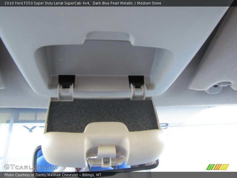 Dark Blue Pearl Metallic / Medium Stone 2010 Ford F350 Super Duty Lariat SuperCab 4x4