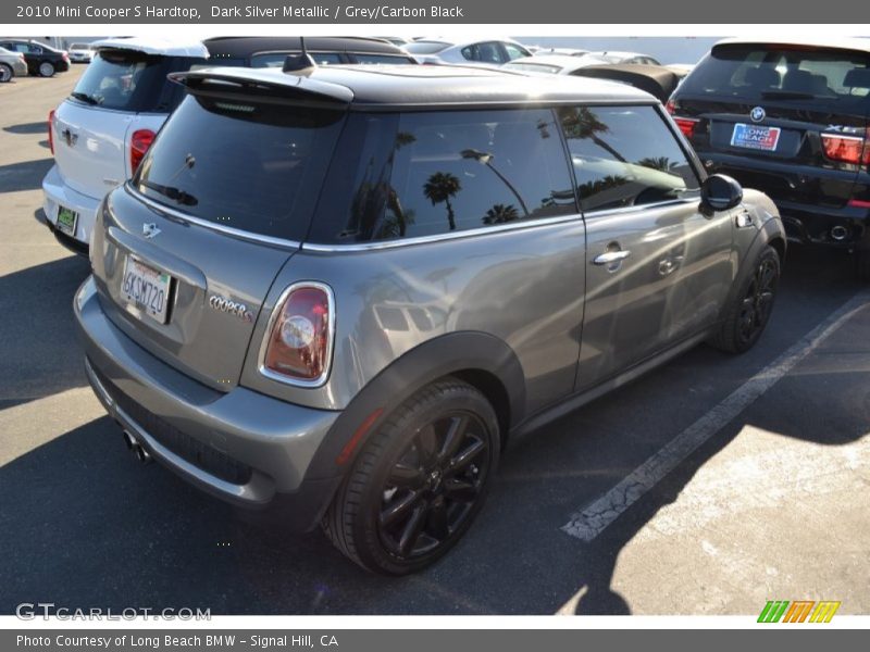 Dark Silver Metallic / Grey/Carbon Black 2010 Mini Cooper S Hardtop