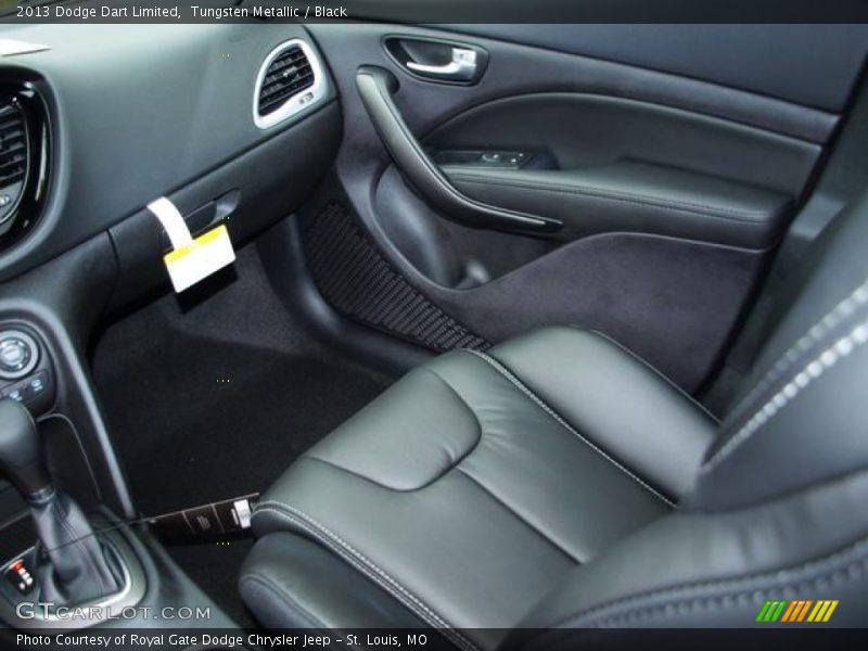 Tungsten Metallic / Black 2013 Dodge Dart Limited