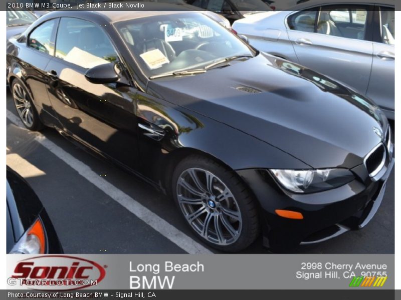 Jet Black / Black Novillo 2010 BMW M3 Coupe