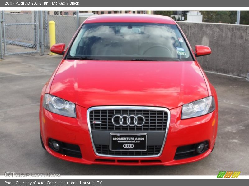 Brilliant Red / Black 2007 Audi A3 2.0T