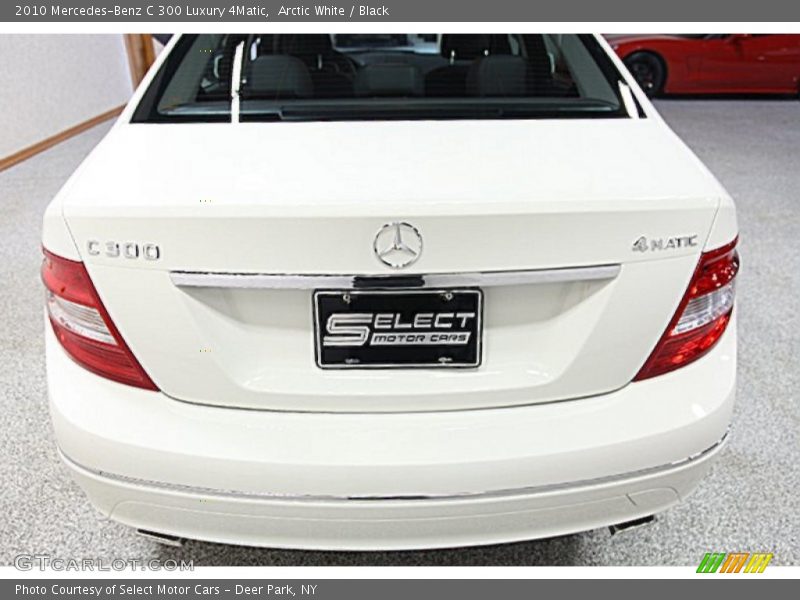 Arctic White / Black 2010 Mercedes-Benz C 300 Luxury 4Matic