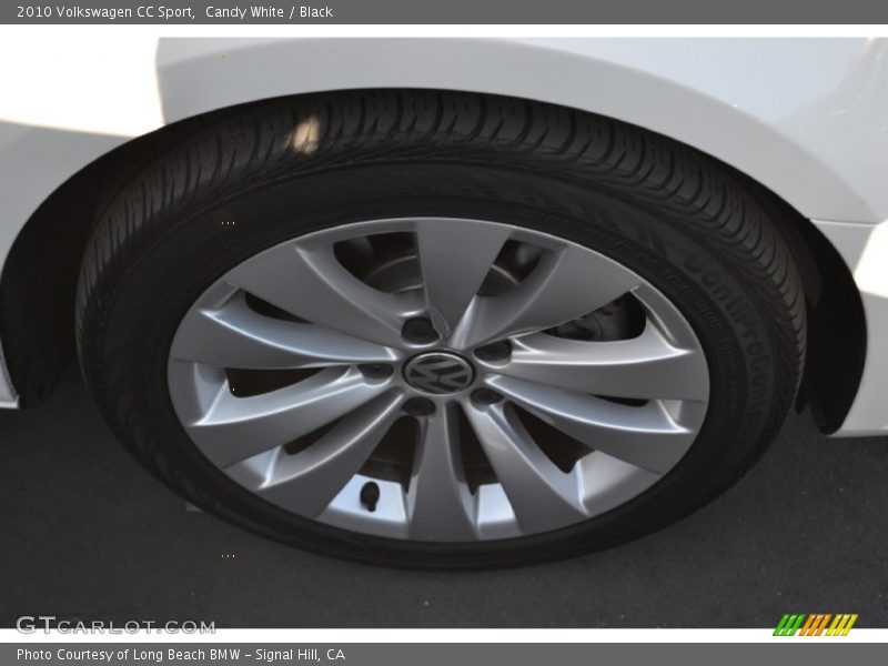 Candy White / Black 2010 Volkswagen CC Sport