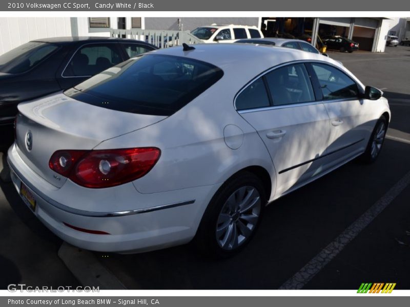 Candy White / Black 2010 Volkswagen CC Sport