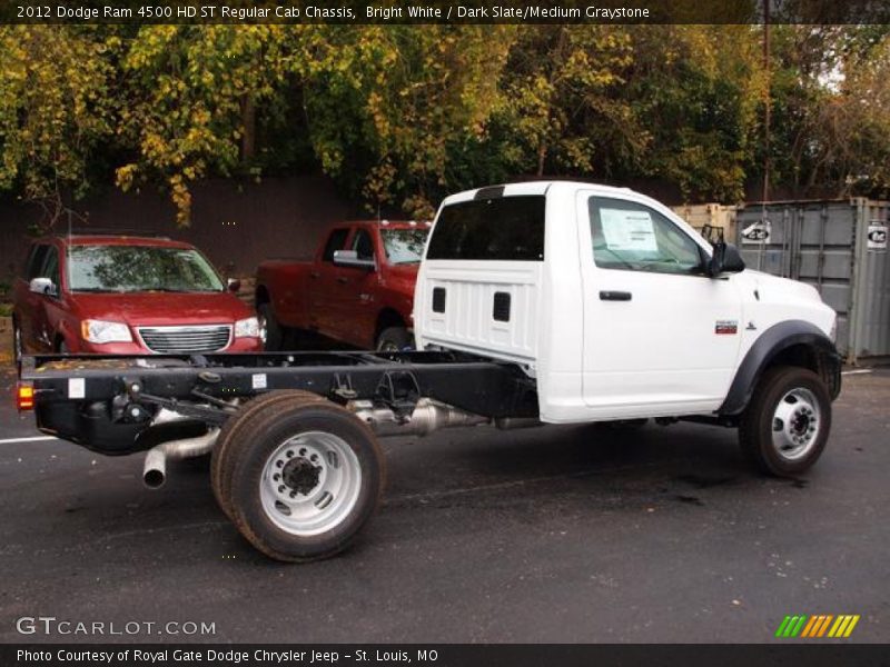 Bright White / Dark Slate/Medium Graystone 2012 Dodge Ram 4500 HD ST Regular Cab Chassis