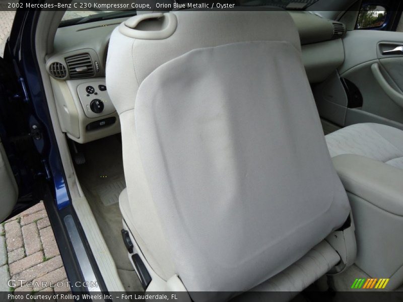 Orion Blue Metallic / Oyster 2002 Mercedes-Benz C 230 Kompressor Coupe
