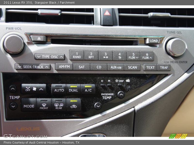 Audio System of 2011 RX 350